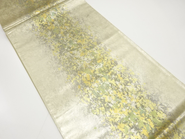 引箔　暈し柄　袋帯